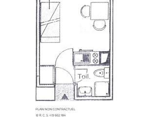 Studio économique 13m² pour 2 pers avec animaux admis - FR-1-452-160 - Les Menuires - 9