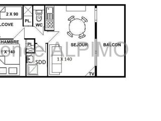 Charmant 2 pièces avec alcôve aux Saisies - FR-1-594-118 - Hauteluce - 9