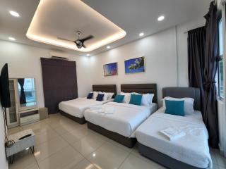 Desaru Brown House Pool-Table Tennis-KTV-BBQ-Disney-Netflix-Home Theatre - 7