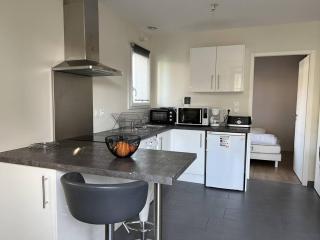 Appartement T1 bis à 10 min des Thermes, Terrasse, Internet, Parking Privé – Cambo-les-Bains - FR-1-495-111 - Cambo-les-Bains - 9
