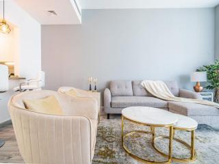 Classy 1BR with Burj Khalifa views - Dubái - 4
