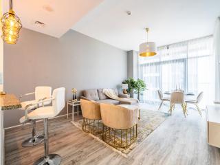 Classy 1BR with Burj Khalifa views - Dubái - 5