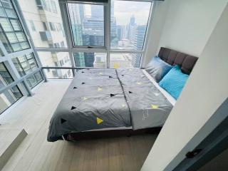 Pool x City View 2 Bed room Loft with Wifi & Netflix - Manila - 0
