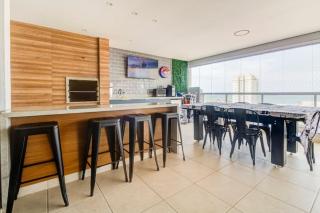 Apê Novo Vista Mar Varanda Gourmet Fliperama Sinuca Choppeira Churrasqueira - 6