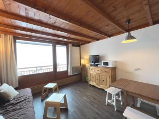 Appartement 6 places, superbe vue face à la montagne, 50m des pistes - Val Thorens - 0
