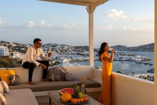 Yalos mykonos 3 bedroom Luxury home in Mykonos Town with Sea & Sunset view - Tagou - 8