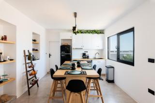 Yalos Mykonos 4 Bedroom Luxury house 5 minute from Ornos Beach w sea & Sunset view - 9