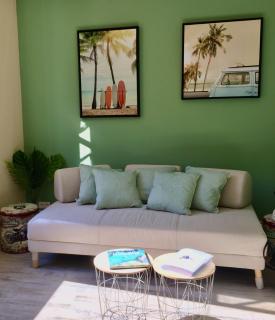 Beach Hut * Green oasis with private patio 10 min to Palais & beaches * Pet Friendly - Cannes - 9