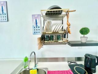 E 1-5Pax Cozy home 4 Bed Wifi TV Trefoil @Setia City Setia Alam SCCC - Setia Alam - 8