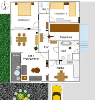 Ferienwohnung Odenwaldblick - Momlingen - 8