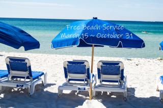 Beachfront with Free BEACH Service!Private balcony - Panama City Beach - 7
