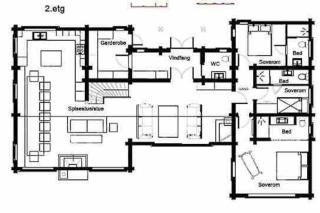 Stor og eksklusiv tømmerhytte Hemsedal - 1