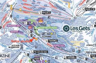 Grand Studio aux pieds des pistes sans vis à vis - Les Gets - 1