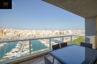 Seafront, Designer APT with Private Terrace & WIFI by 360 Estates - Pietà - 8