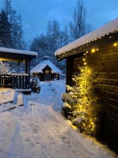 StugaNäraKungsberget - mysig stuga med kamin, grillkåta och vedbastu - 1