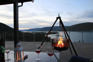 Modern cabin with panoramic view of the Nisser See - - 9