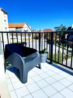 L'art de l'eau PLage ,Studio en résidence privée. - Neufchâtel-Hardelot - 9