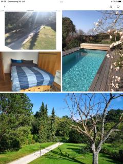 Doppelzimmer mit neuem Bad und Sportpool-Nutzung außen, im Souterrain der Villa Naturpark, Garten mit Rheinblick - Coblenza - 7