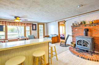 Scenic Lyman Home on Swan Pond with Wraparound Deck! - Spang Mills - 3