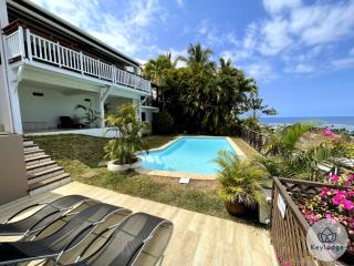 Villa Horizon Lagon - Piscine chauffée - Vue Mer - 4étoiles - 130m2 - La Saline-Les-Bains - 6