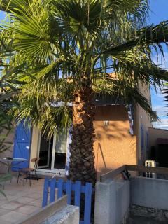 De la Clape à la mer mon petit pavillon labellisé - f2- piscine commune - wifi gratuit- parking privé - arrivee autonome - 800 m plage - grande terrasse abritée vent - - 1