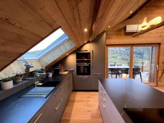 Splendide appartement style chalet classé 4 étoiles, terrasse face à la montagne - La Bresse - 2