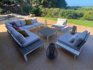 Villa 180 m2 vue Mer Piscine Climatisée Grand jardin 5000 m2 cloturé Calme - Porticcio - 6