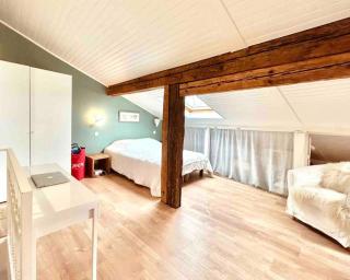 Les Puits Clos : magnifique T2 sous les toits - 1