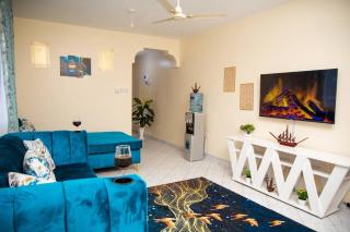 Royal Haven A3 Spacious 1Br Apartment 10min drive to beach hosts upto 4 guests WiFi - Netflix, 10min drive to beach - Mombassa - 9