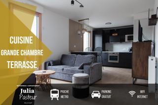 Appart Chic & Elégant-Métro 7 Leo-Lagrange+Parking - Villejuif - 0