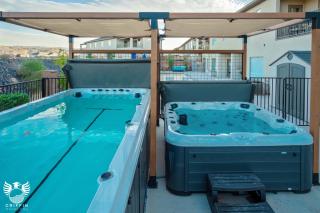 Zion Village Earth & Fire, Private Swim Spa and Hot Tub - Hurricane - 9