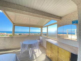 Magnifique maison vue sur la mer avec piscine commune à 600m de la plage - Fleury - 0