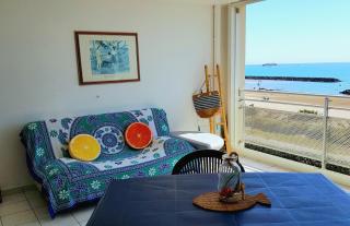 MOM' Blue Paradise Front De Mer 3 étoiles 61 m2 CAP'Diem 3 Clim - Idéal pr un Séjour de 15j ou plus ! Wifi, lit 160 - 4è Ascenseur, Parking, Piscine, Pétanque, Ping-pong - Pistes cyclables - Golf & Tennis à 10 mn - Cap d'Agde - 5