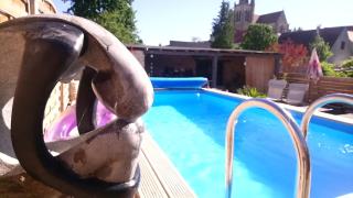 Gîtelabaronnaise avec piscine chauffée prés parc Asterix - Baron - 0