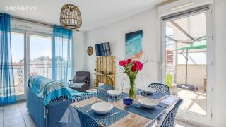 Les ALOUETTES studio avec terrasse, garage et piscine - 3