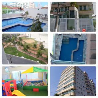 Apto com Piscina e Churrasqueira - Praia Grande - 0