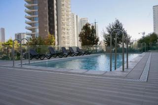 Maravilloso Nuevo Departamento en Avda, ConCon Reñaca 4357, Frente al Campo Dunar BOSQUES DE MONTEMAR Estacionamiento gratuito techado-ubicación frente JUMBO-check in 24-7 -Amoblado- Wi-Fi-Cable- Smart TV en las 2 habitaciones, amplia terraza- bella vista - Concón - 9