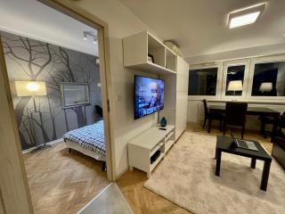 AirCondition Orange 4 metro 65'TV fast WiFi Netflix HBO AppleTV - Warsaw - 7