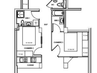 Appartement 4 pièces, 87m², 8 pers, balcon, local à skis, linge et ménage inclus - FR-1-291-859 - Valmorel - 1