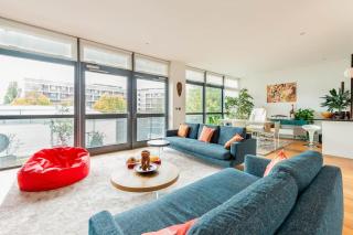 Luxurious flat sunny, quiet, design, lift, balcony - London - 9