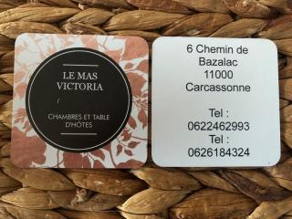 Le Mas Victoria - Chambres d'hôtes avec table d'hôtes-Parking privé ferme - Carcassonne - 5