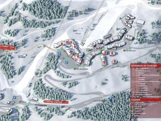 Chalet en duplex aux Orres 1800, 6 pers., balcon, piscine, sauna, hammam - FR-1-322-121 - Les Orres - 1