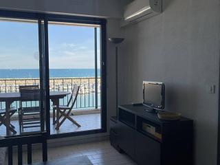 Appartement 2 pièces cabine - 5 pers, clim, parking privé, à 50m de la plage - FR-1-388-34 - Argelès-sur-Mer - 0