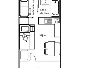 Beau studio pour 4 à Méribel avec parking et casier à skis - FR-1-411-118 - Les Allues - 2