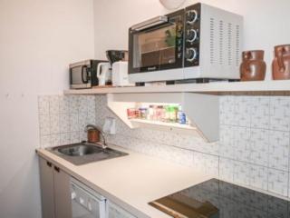 Duplex 65m² face aux pistes, balcon plein sud, 2 chambres, tout équipé, ascenseur - FR-1-266-157 - Monginevro - 7
