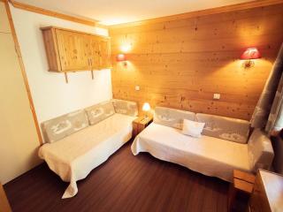 Studio divisible, balcon, animaux acceptés, casier à skis, linge de lit inclus - FR-1-291-839 - Valmorel - 6