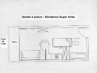 Studio cosy 4 pers, accès direct pistes, balcon, casier à skis - FR-1-602-15 - Arette - 2