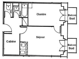 Appartement 4 pers. à Luchon - Balcons Sud, Parking et Proximité Thermes et Commerces - FR-1-313-151 - Bagnères-de-Luchon - 4