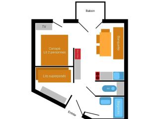 Studio Coins Nuits 4 Pers. à Vars Ste Marie - Balcon Sud, 300m des Pistes, Navettes Gratuites - FR-1-330B-157 - Vars - 2