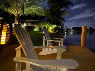 New! Waterfront Heated Pool & Jacuzzi 2 mi to Beach - Fishing Pier Relaxing SPA & Hammock - Fort Lauderdale - 7